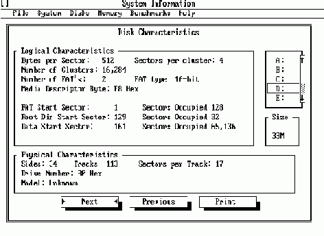  System Information