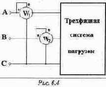 Анализ основных соотношений в трехфазных цепях